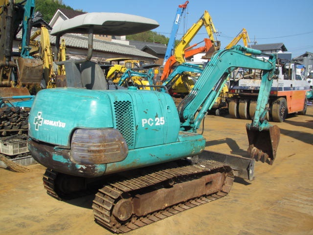 コマツ ミニショベル 1990yPC25-1 | 建設機器販売｜ディーゼル