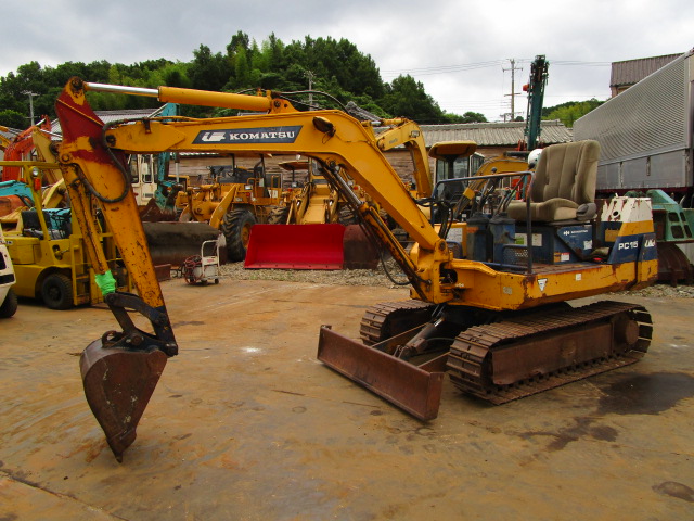 コマツ ミニショベル 1988yPC15-2 | 建設機器販売｜ディーゼル通商株式会社 