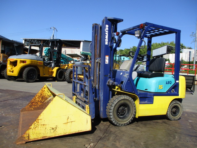 KOMATSU 1.5t フォークリフト 2000 yFG15LT-16 | 建設機器販売 