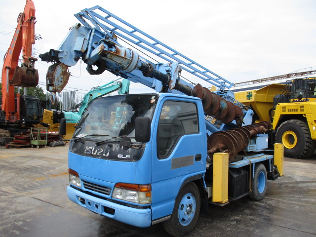 いすゞ エルフ 穴掘建柱車 H6U-NKR66E2N改 | トラック販売